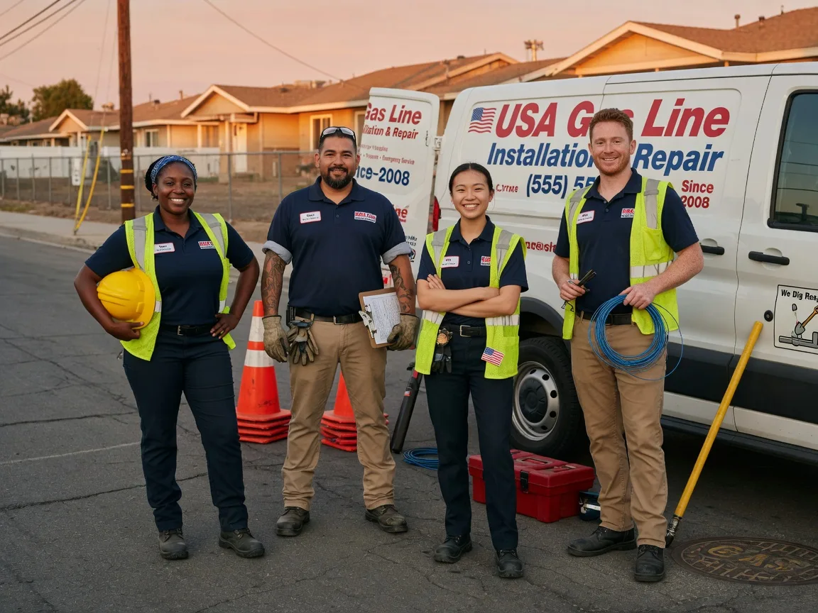Gas Line Installation company in Martindale, TX